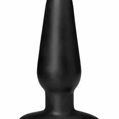 Doc Johnson - Platinum Premium Platinum Premium Silicone – The Tru Plug – Taper – Black