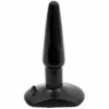 Doc Johnson - Built In America Black Butt Plug Small