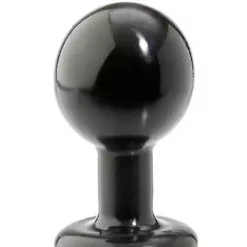 Doc Johnson - Built In America Round Butt Plug – Medium – Black