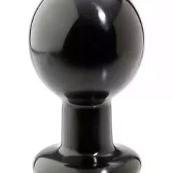 Doc Johnson - Built In America Round Butt Plug – Large – Black