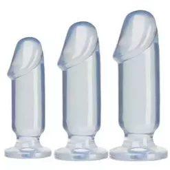 Doc Johnson, Crystal Jellies Anaal Starter Kit – Transparent