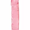 Doc Johnson, Crystal Jellies Crystal Jellies – 8 Inch Classic Dong – Pink