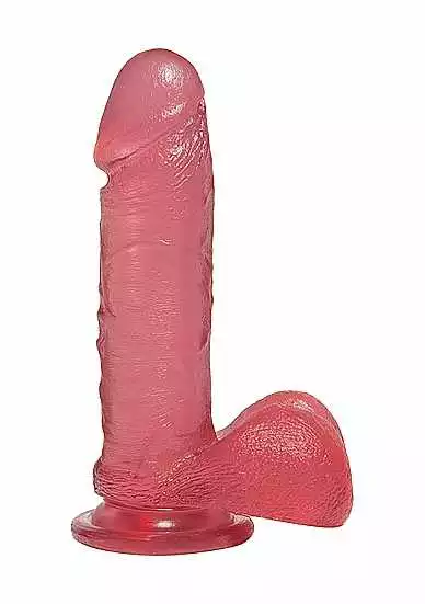 Doc Johnson, Crystal Jellies 7 Inch Realistic Cock With Balls – Pink 1 Doc Johnson, Crystal Jellies 7 Inch Realistic Cock With Balls – Pink