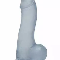 Doc Johnson, Crystal Jellies 7.5 Inch Master Cock With Balls – Clear