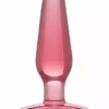 Doc Johnson, Crystal Jellies Crystal Jellies – Medium Butt Plug – Pink