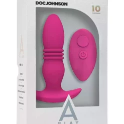 Doc Johnson - A-Play A-Play – RISE – Silicone Anal Plug With Remote – Pink