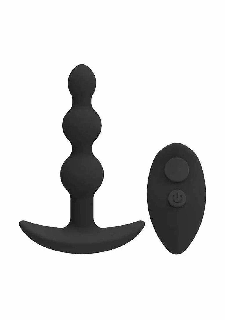 Doc Johnson - A-Play A-Play – SHAKER – Silicone Anal Plug With Remote – Black 1 Doc Johnson - A-Play A-Play – SHAKER – Silicone Anal Plug With Remote – Black
