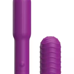 Doc Johnson - Pocket Pussy Pocket Rocket? – Elite – With Removable Sleeve – Purple