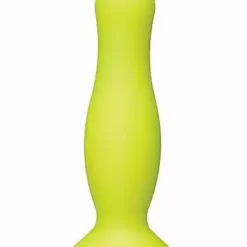 Doc Johnson - American Pop! American Pop – Mode – Silicone Anal Plug – 5 Inch – Yellow