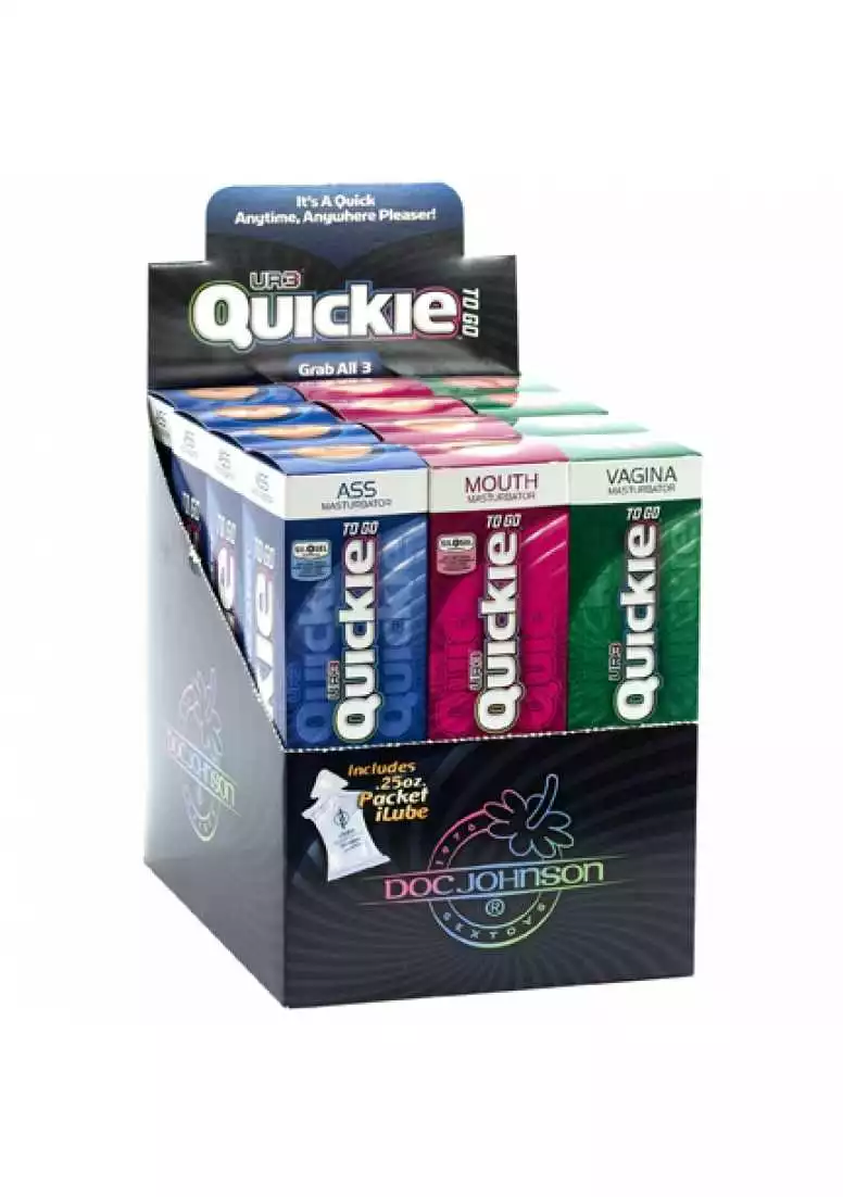 Doc Johnson - Quickies To Go Quickies To Go ULTRASKYN – Counter Display 12 Pieces 1 Doc Johnson - Quickies To Go Quickies To Go ULTRASKYN – Counter Display 12 Pieces