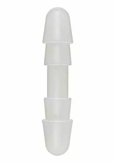 Doc Johnson - Vac-U-Lock Vac-U-Lock – Frosted Double Up Plug – White -Toys Haar Verkoop 1010 09 BX 1 1