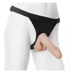 Doc Johnson - Vac-U-Lock Vac-U-Lock – 7 Inch Realistic Cock – With Ultra Harness – Flesh