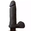 Doc Johnson - Realistic Cocks The Realistic Cock – ULTRASKYN – Vibrating 6 Inch – Chocolate