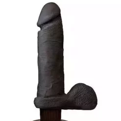Doc Johnson - Realistic Cocks The Realistic Cock – ULTRASKYN – Vibrating 6 Inch – Chocolate
