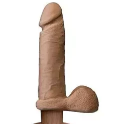 Doc Johnson - Realistic Cocks The Realistic Cock – UR3 – Vibrating 6 Inch – Brown