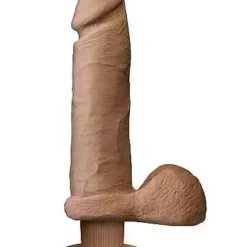 Doc Johnson - Realistic Cocks The Realistic Cock – UR3 – Vibrating 8 Inch – Brown
