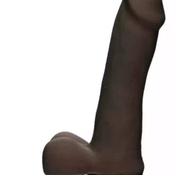 Doc Johnson, The D The D – Slim D – 6.5 Inch With Balls Ultraskyn – Chocolate