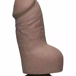 Doc Johnson, The D Fat D – 8 Inch With Balls – ULTRASKYN – Caramel