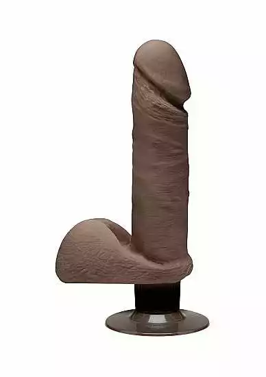 Doc Johnson, The D The D – Perfect D With Balls Vibrating – 7 Inch – Chocolate 1 Doc Johnson, The D The D – Perfect D With Balls Vibrating – 7 Inch – Chocolate