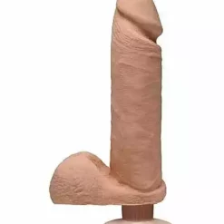 Doc Johnson, The D The D – Perfect D With Balls Vibrating – 8 Inch – Caramel