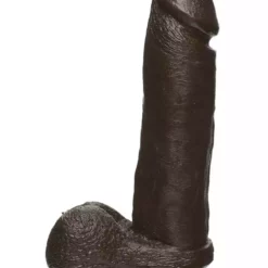 Doc Johnson, The D The D – Perfect D – 8 Inch With Balls Firmskyn – Chocolate