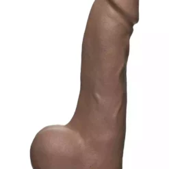 Doc Johnson, The D The D – Master D – 10.5 Inch W Balls Firmskyn – Caramel