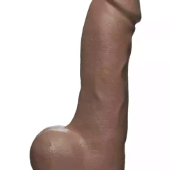Doc Johnson, The D The D – Master D – 12 Inch W Balls Firmskyn – Caramel