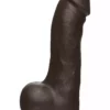 Doc Johnson, The D The D – Master D – 12 Inch W Balls Firmskyn – Chocolate