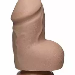 Doc Johnson, The D Fat D – 6 Inch With Balls – FIRMSKYN – Vanilla