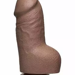 Doc Johnson, The D Fat D – 8 Inch With Balls – FIRMSKYN – Caramel