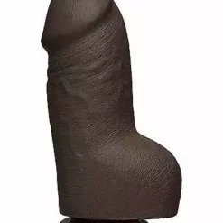 Doc Johnson, The D Fat D – 8 Inch With Balls – FIRMSKYN – Chocolate