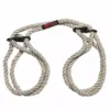 Doc Johnson - Kink Hogtied – Bind & Tie – 6mm Hemp Wrist Or Ankle Cuffs – Natural