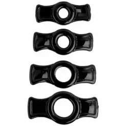Doc Johnson - TitanMen TitanMen – Cock Ring Set Black