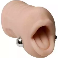 Doc Johnson - All Stars Sasha Grey – ULTRASKYN – Vibrating Deep Throat Sucker – Flesh