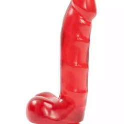 Doc Johnson - Jelly Jewels Jelly Jewels – Cock And Balls With Suction Cup Ruby