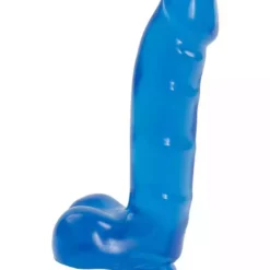 Doc Johnson - Jelly Jewels Jelly Jewels – Cock And Balls With Suction Cup Sapphire